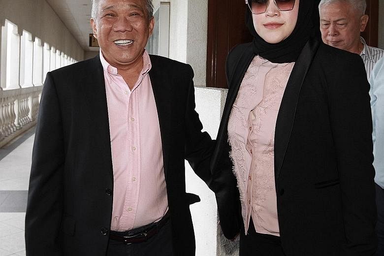 Bung Moktar Radin and his wife, Zizie Ezette Abd Samad, face charges involving an alleged $920,000 in kickbacks. Bung Moktar is Umno's most senior leader in Sabah. PHOTO: THE STAR/ASIA NEWS NETWORK