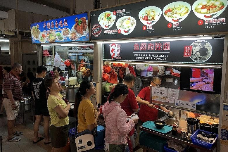 Madam Stephanie Wah opened her chicken rice stall to prove there is still good food at good prices. Mr He Lun makes impressive xiao long bao and dumplings by hand. Madam Shen Limin is happy her biscuits remind customers of their childhood. At Matasoh