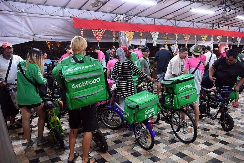 grab food ebike