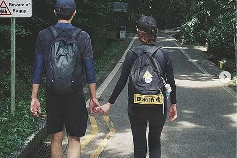 PLEASE APPEAR IN MY DREAMS: Local actress Jayley Woo uploaded a backview photo of her and her boyfriend, the late actor Aloysius Pang, on Instagram last Saturday, as she disclosed that the day would have been the fifth anniversary of them getting tog