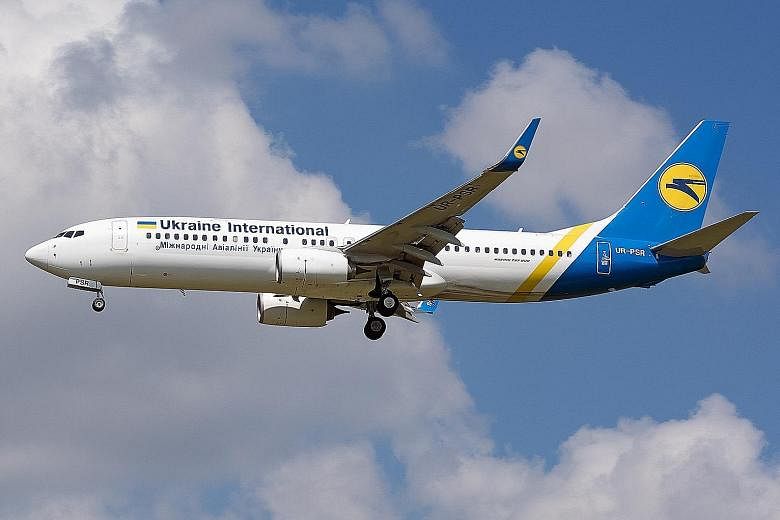 Ukraine International Airlines has a fleet of 42 planes made up of various Boeing aircraft. It also operates Embraer aircraft.