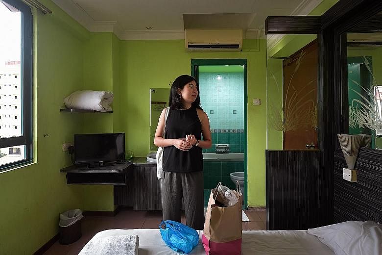 The Sunday Times ran an article (right) about the sleepless night reporter Clara Lock (above) had at the Golden Dragon Hotel last year. Golden Dragon Hotel was leased to Singapore-based hotel management and booking platform RedDoorz, which renovated 