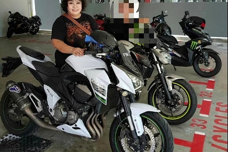 Ms Ismawati Ali, a seasoned rider of 20 years, says she plans to downgrade from her Kawasaki motorcycle to a scooter.