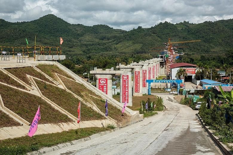 An October 2018 photo of Laos' Luang Prabang Railway under construction. The majority of respondents from BRI recipient countries in the survey were also sceptical about China's recent pledge to make infrastructure projects in the BRI clean, green an