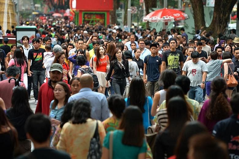 The diverse group of migrants in Singapore has tripled in the last 30 years from 1990 to last year, according to figures from the United Nations Department of Economic and Social Affairs.
