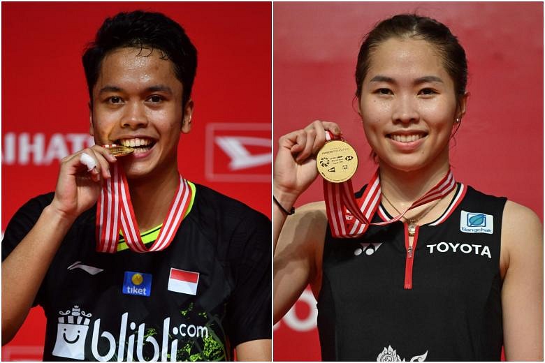 Badminton: Anthony Sinisuka Ginting, Ratchanok Intanon Triumph At ...