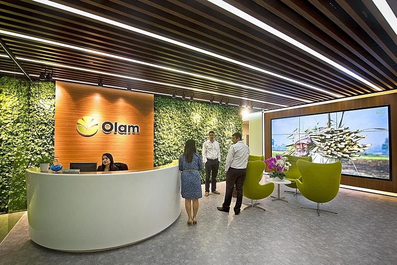 Olam International's office at Straits View, Marina One East Tower. Olam will reorganise its businesses into two operating groups - Olam Food Ingredients and Olam Global Agri. Chief executive Sunny Verghese says this allows the management teams to fo