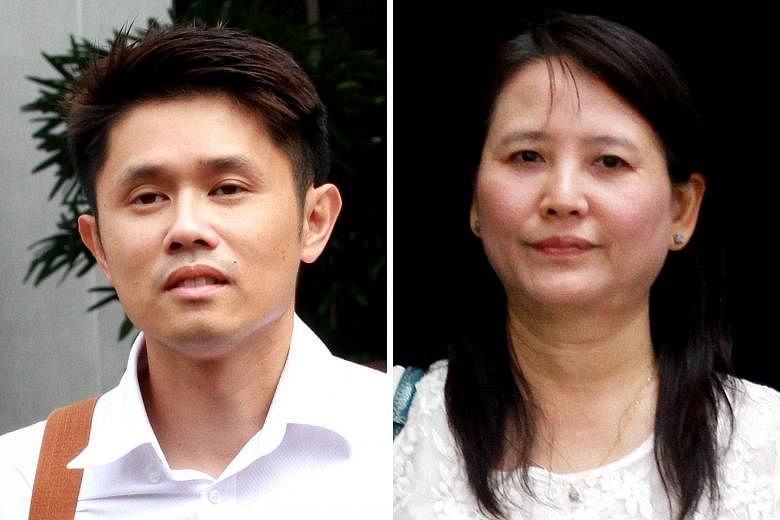 Former doctor Wong Meng Hang (above) was charged with one count of committing a rash act causing the death of Mr Franklin Heng in 2009, and Zhu Xiu Chun alias Myint Myint Kyi (below) was charged with one count of abetting Wong in his rash act.