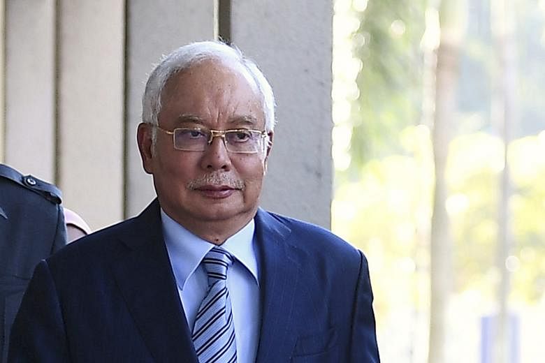 Malaysia's former prime minister Najib Razak faces seven charges of misappropriating RM42 million of SRC funds.
