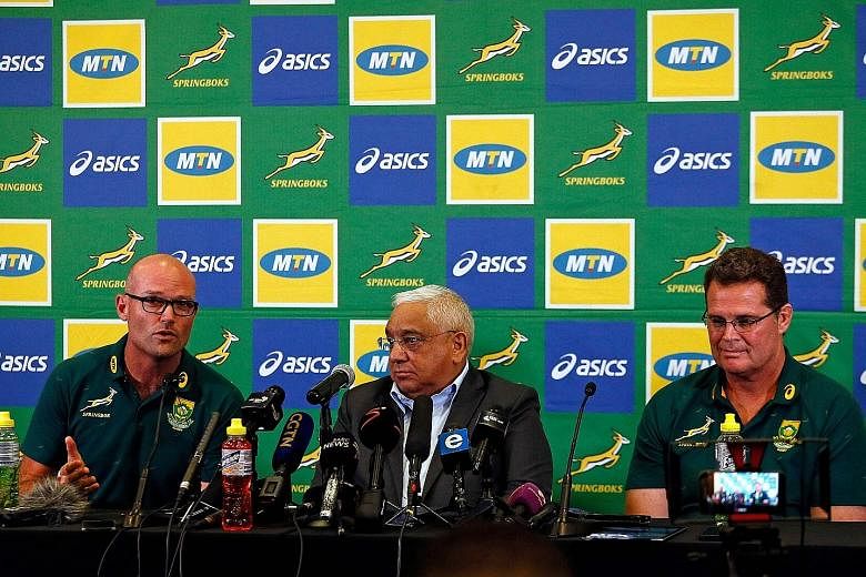 New Springboks coach Jacques Nienaber was the defence coach when they won their third World Cup last year.