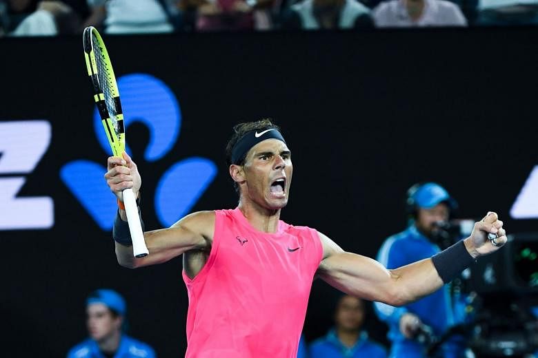 Rafael Nadal advances to the quarter-finals of the Australian Open. 