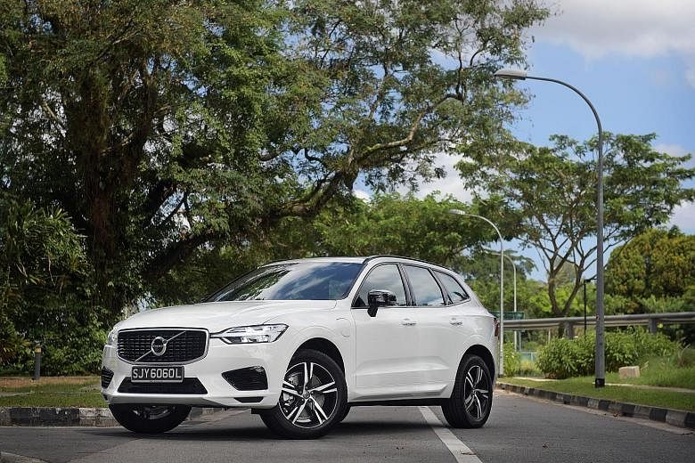 Volvo's new XC60 T8 Plug-In Hybrid is spacious and comfortable. Charging its lithium-ion battery pack by an external electrical source increases its efficiency.