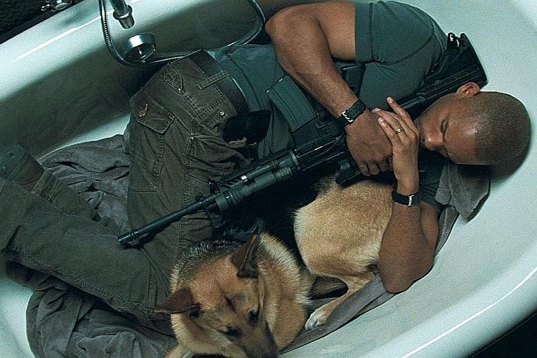 In I Am Legend, Will Smith plays a lone survivor in a world in which a virus has killed most while turning some into vampires. 