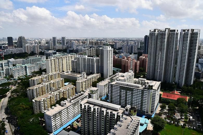 Around 5,902 flats will be eligible to join the HDB resale market in the next three months when they reach their five-year minimum occupation. The most expensive unit sold in January for $1.025 million was a Toa Payoh executive apartment. ST PHOTO: L