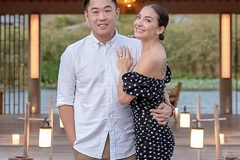 WEDDING BELLS: Singaporean actress Ase Wang opened up to The Straits Times in November last year about her decision to freeze her eggs, adding that "I'm very particular about whom I want to spend the rest of my journey with". 	The 38-year-old, who is