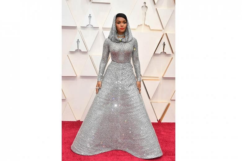 FLORENCE PUGH: Little Women's Amy, Pugh turned heads in a tiered teal Louis Vuitton dress and matching heels. Not bad for an Oscar debut. CYNTHIA ERIVO: Best Actress nominee for her portrayal of political activist Harriet Tubman in biopic Harriet, Er