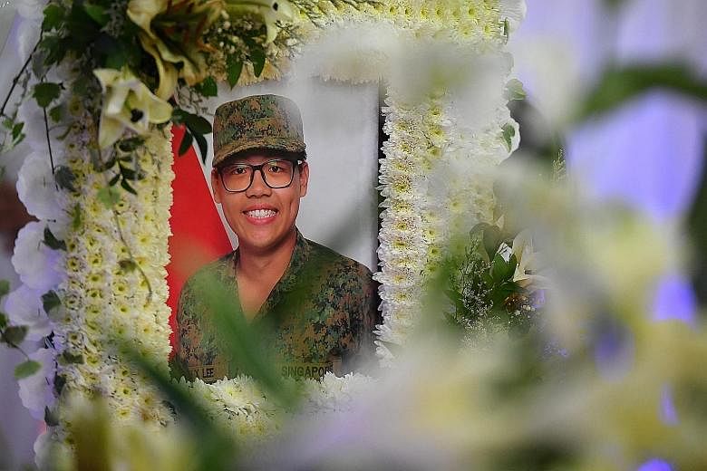 Tan Baoshu, 33, had been diagnosed with Stage 4 cancer and was granted a discharge not amounting to an acquittal last month. Corporal First Class Dave Lee, 19, died of heatstroke on April 30, 2018, after doing an 8km fast march days earlier.
