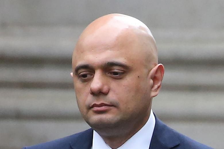 Finance minister Sajid Javid resigned in a shock move yesterday. PHOTO: AGENCE FRANCE-PRESSE