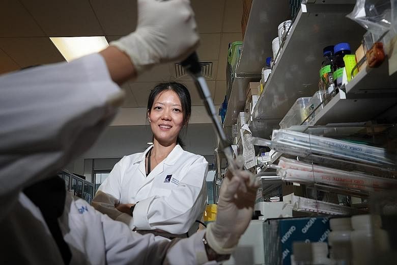 Professor Lisa Ng was part of a team at A*Star that developed a kit which could test for the Sars virus in patient blood samples in 2003.