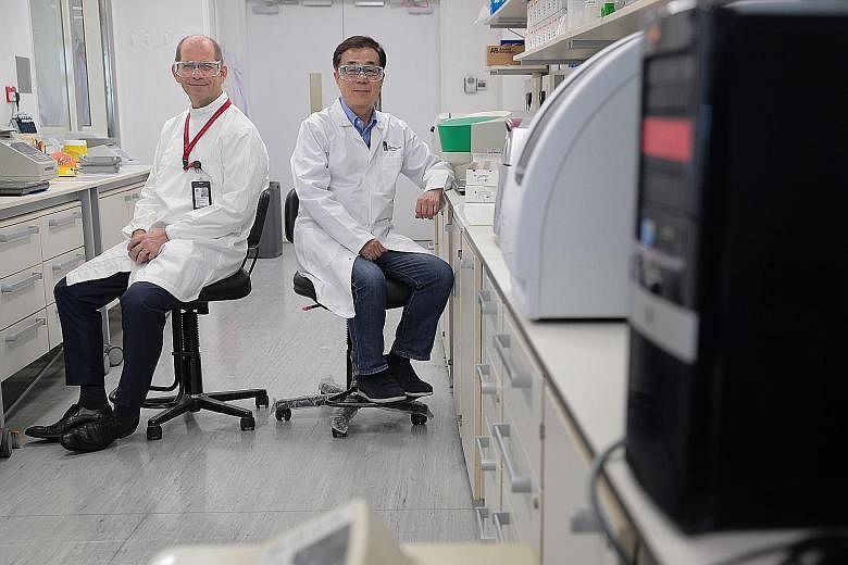 Dr Timothy Barkham from Tan Tock Seng Hospital and Dr Masafumi Inoue from the Agency for Science, Technology and Research worked with other scientists to develop a test kit to diagnose infections with high accuracy.