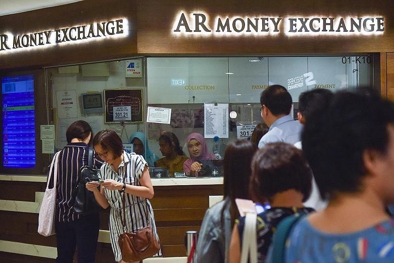 Asian currencies dropped under the weight of the virus outbreak yesterday, with South Korea's won sinking more than 1 per cent to 1,201.95 to the US dollar, and the Thai baht falling 0.7 per cent to 31.406 to the dollar.