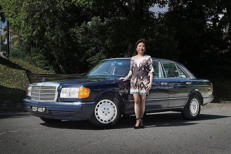 Ms Helen Sugiono, who owns a 1990 Mercedes-Benz 300SE, drives to Malaysia occasionally, to places such as Kuala Lumpur and Cameron Highlands.