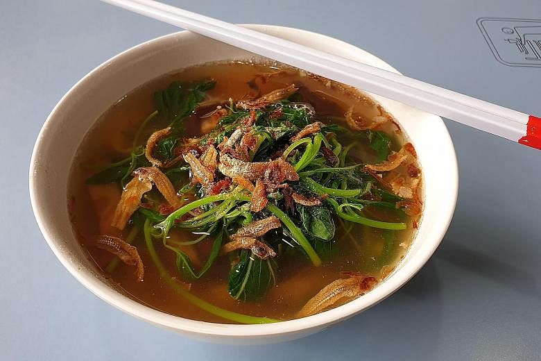 Ban mian soup from Lao Ma Zi Ban Mian.