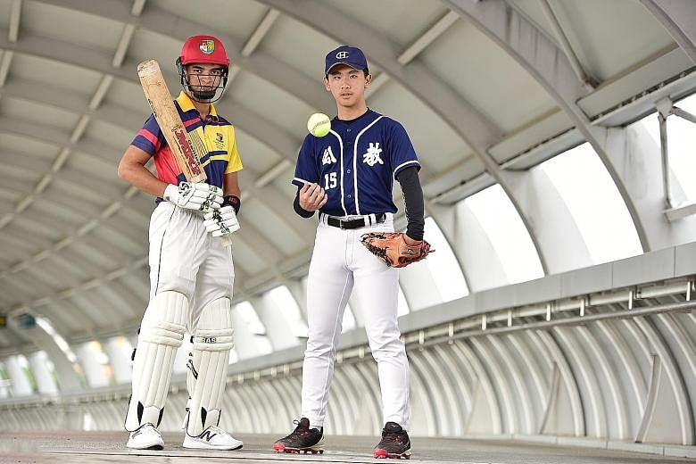 The Straits Times Young Athlete of the Year nominees Gune Atharva Rahul and Evan Poo ST PHOTO: DESMOND WEE