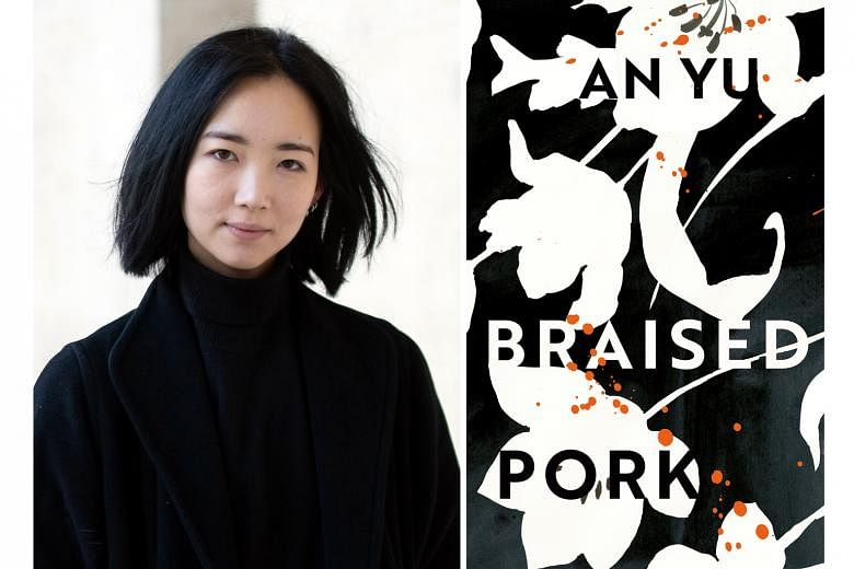 While doing a master's of fine arts at New York University three years ago, Chinese author An Yu (left) wrote Braised Pork (above).