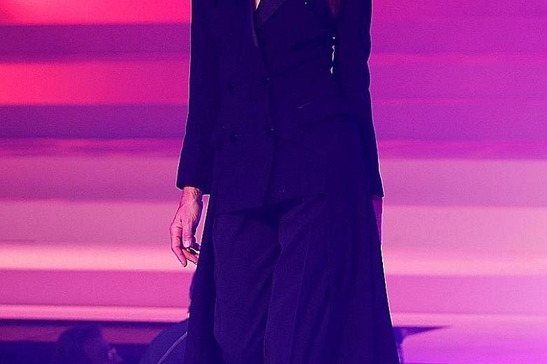 Singer-songwriter Billie Eilish at the Brit Awards in London earlier this month, where she performed the latest James Bond theme.