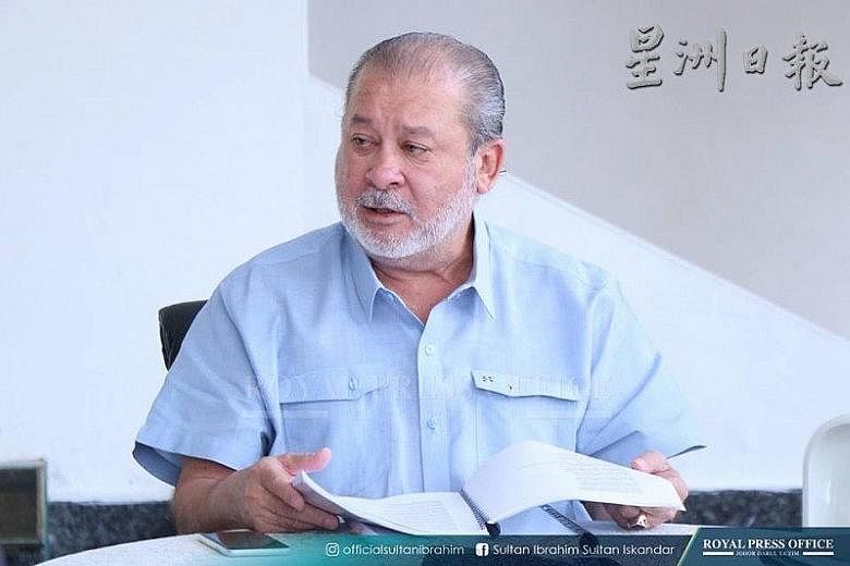 Johor ruler, Sultan Ibrahim Sultan Iskandar, hoped that the new government would be able to function and continue with the state's development.