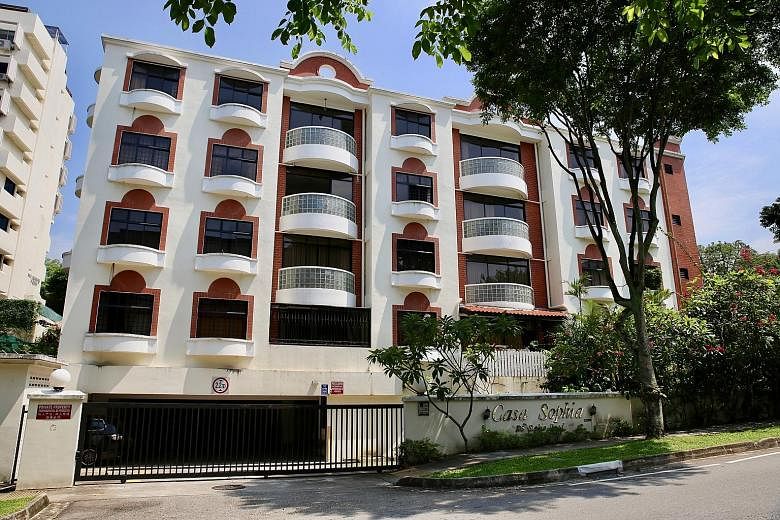 The 7 per cent cut in DC rates in sectors 34 and 35 could be due to the collective sale of Casa Sophia (above), said Ms Tricia Song of Colliers International.