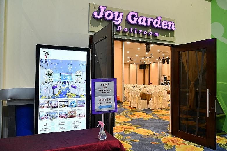 Safra said mandatory temperature screening was imposed at Safra Jurong after Singapore's disease outbreak response level was raised from yellow to orange last month, and all attendees of the Feb 15 private dinner at Joy Garden restaurant had cleared 