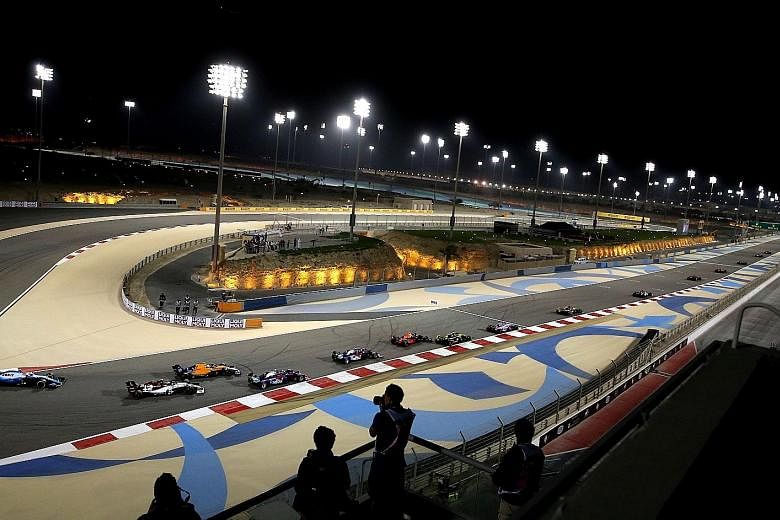 The Bahrain Formula One Grand Prix, held from March 20 to 22 in its capital Manama, is the country's biggest sporting event, drawing a record crowd of 97,000 over three days last year. The Chinese Grand Prix in Shanghai initially scheduled for April 