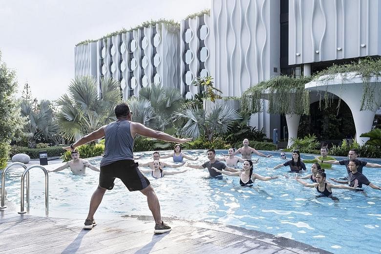 Recharge, relax and enjoy some of the activities at Village Hotel Sentosa (above), one of Far East Hospitality’s mix of niche properties. The others include “Oasia for the wellness conscious, Quincy for the social urbanites and Rendezvous for the arts and