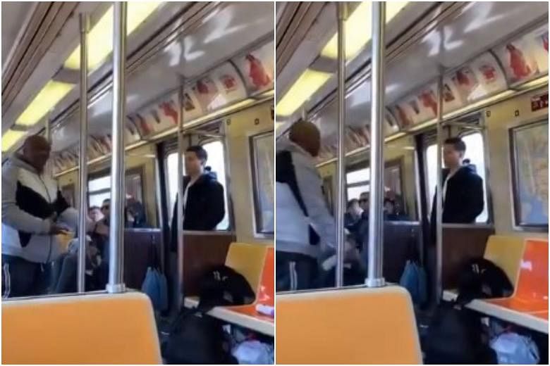 Train rider in US sprays Asian passenger with air freshener amid Covid ...