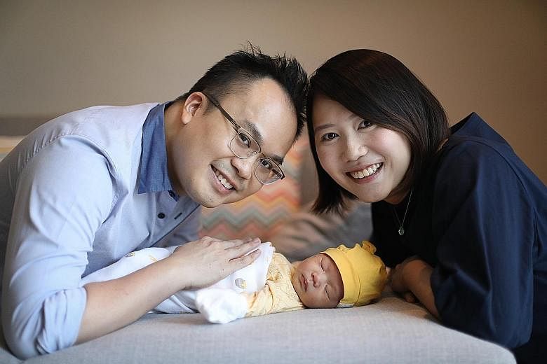 When his daughter Alyssa was born on Feb 12, Mr Richard Yeong, Citi's Asia-Pacific audit head for global functions technology, used three weeks of paternity leave to support his wife Sabrina. He plans to take the remaining week when needed.