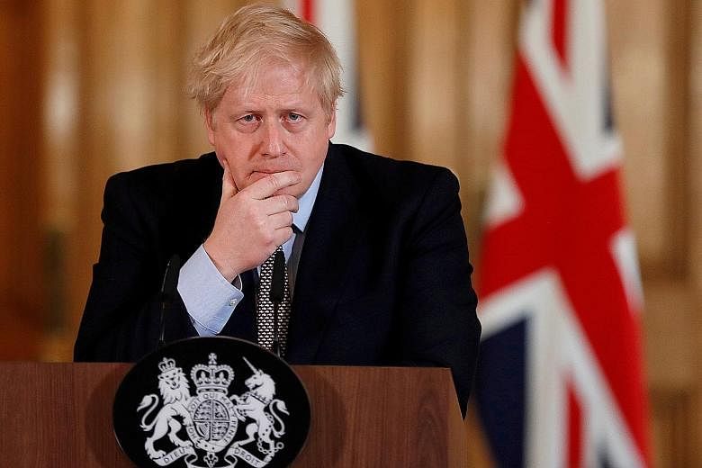 British Prime Minister Boris Johnson had been under pressure from rebels in his Conservative Party to cut Huawei out of the country's 5G phone network. PHOTO: REUTERS