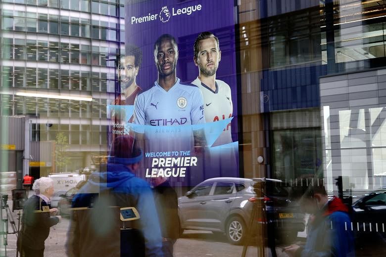 The headquarters of the world's most popular football league, the English Premier League, in London. Last night, it announced that it would suspend matches until at least April 3, after high-profile names such as Arsenal manager Mikel Arteta and Chel