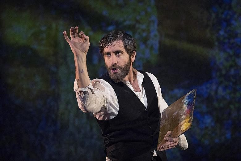 Actor Jake Gyllenhaal as Georges Seurat in a 2017 staging of Sunday In The Park With George (above). The musical won Sondheim a Pulitzer Prize in the 1980s.