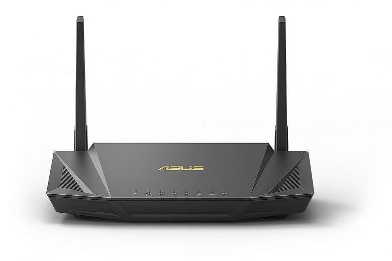 The Asus RT-AX56U can be set up in less than 15 minutes using a smartphone app, which lets you monitor the network traffic in real time and view all connected devices at a glance.