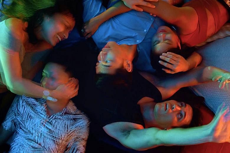 A scene from HIGH of a drug party in full swing and the characters feeling the effects of drugs. The decision to feature an interactive film was considered as something bold that would be more effective in engaging youth who may be susceptible to met