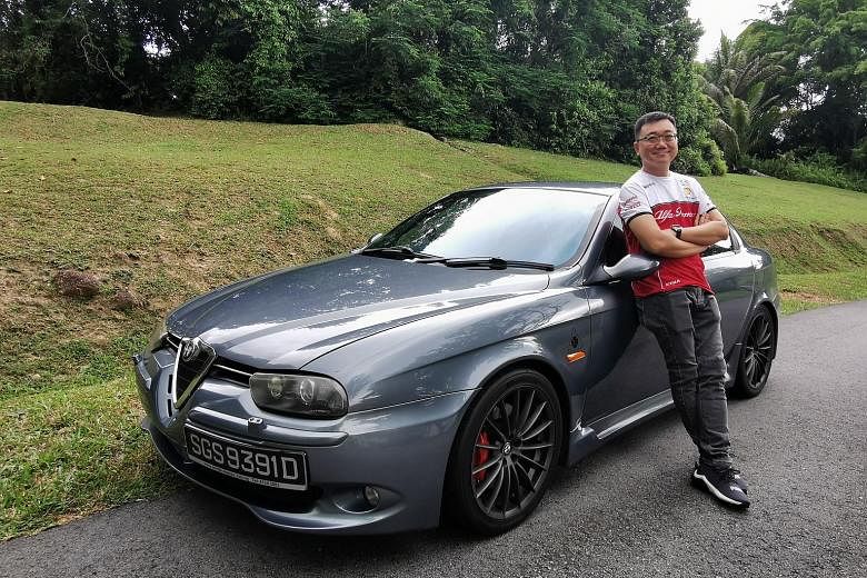 Mr Oh Kim Leong has driven the Alfa Romeo 156 GTA Selespeed to Sepang for a track day and drives the car once or twice a week.