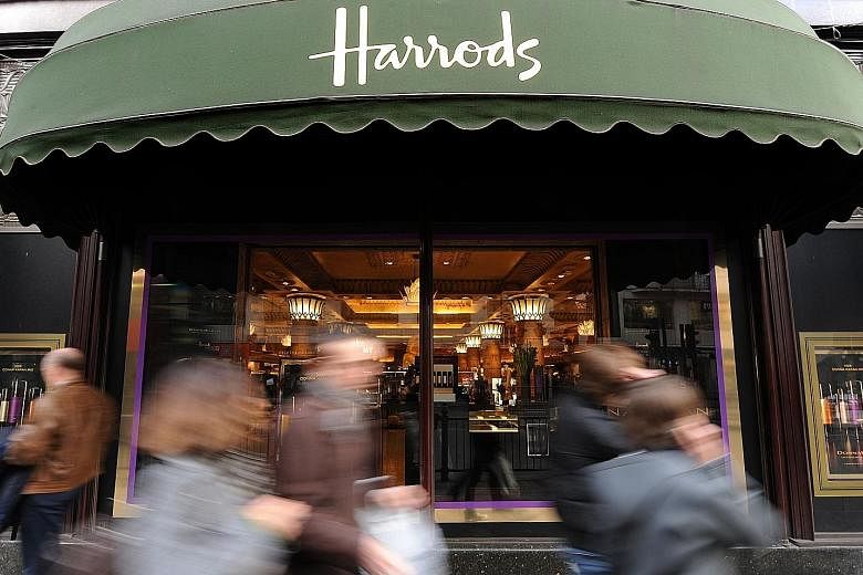 A file photo of the Harrods department store in London, which stayed open throughout the bombing of the capital during World War II, but announced on Friday that it was closing its doors.