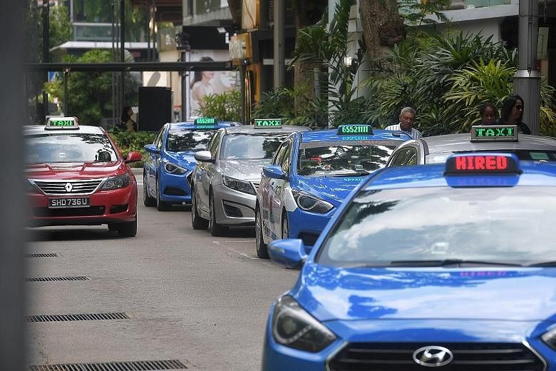 Cabbies and private-hire drivers who have seen their earnings hit by the Covid-19 crisis can drive buses or be deployed to lessen crowding on trains, Transport Minister Khaw Boon Wan said yesterday.