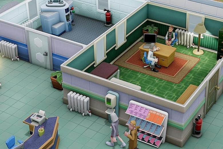 In Two Point Hospital, players have to manage everything from staff recruitment to building toilets while ensuring a healthy profit.