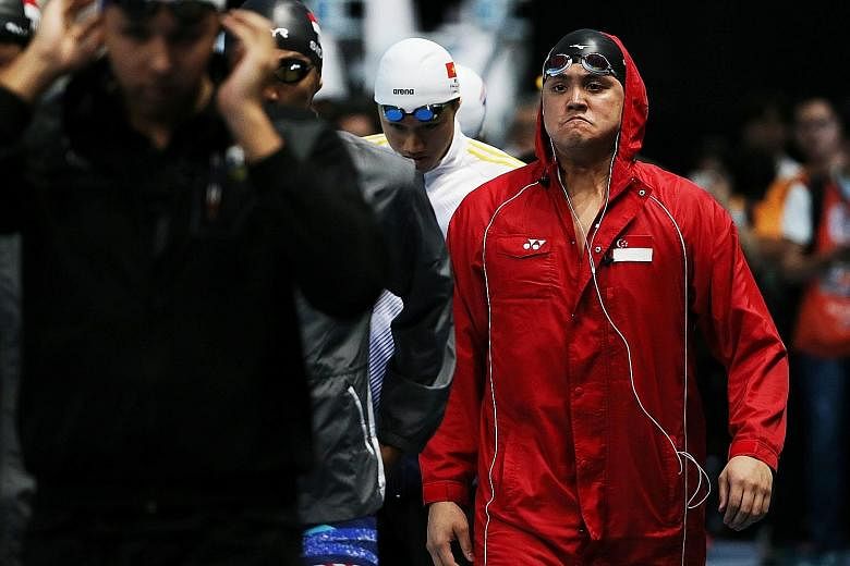 Singapore's first Olympic champion Joseph Schooling will return to Singapore to train this week because pools in the United States are closed as a precautionary measure. LIANHE ZAOBAO FILE PHOTO