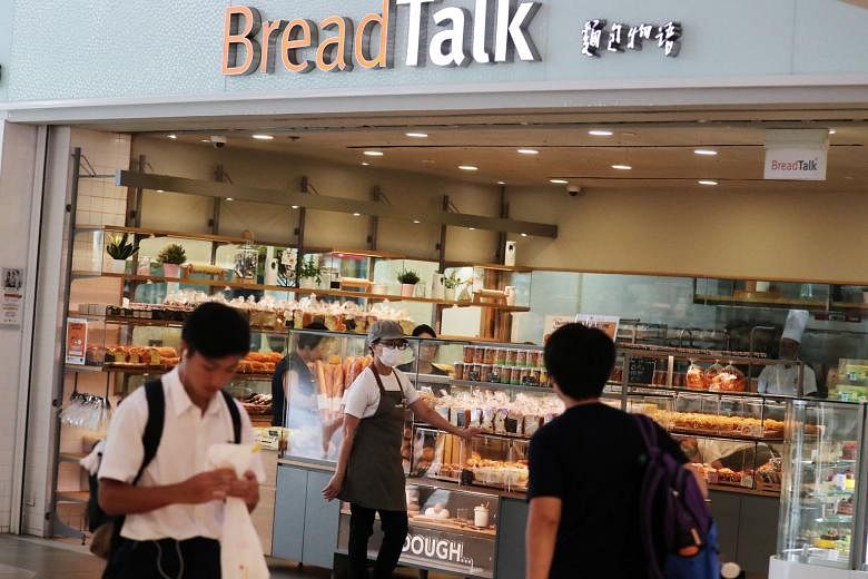 DBS analysts singled out bakery chain BreadTalk and seafood restaurant group Jumbo, owing to their high exposure to China.