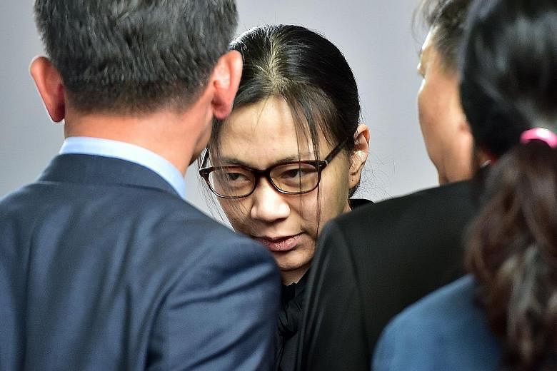 Ms Cho Hyun-ah has failed to oust her younger brother from the chairmanship of Hanjin KAL, the holding company of the family-controlled conglomerate that includes flag carrier Korean Air. PHOTO: AGENCE FRANCE-PRESSE