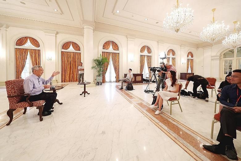 Prime Minister Lee Hsien Loong said in an interview at the Istana yesterday that the leadership team will need "the longest runway so that Singapore can have the best leadership" to overcome the Covid-19 pandemic. He added that the situation may take